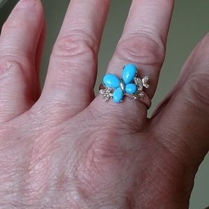 Sterling affinity sleeping beauty diamond ring
